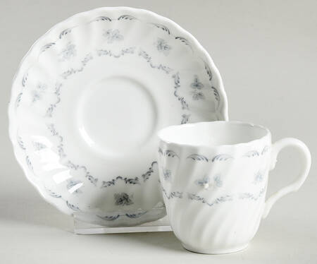 Ariel Flat Demitasse Cup & Saucer Set by Minton