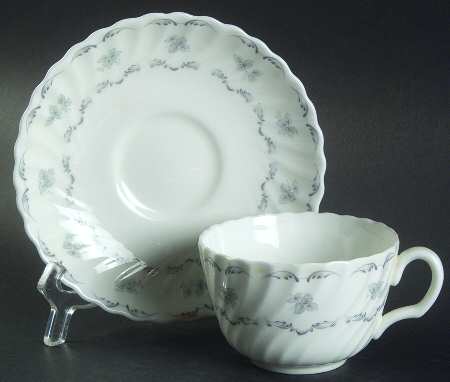 Ariel Flat Cup & Saucer Set by Minton