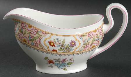 Asian Flowers Gravy Boat