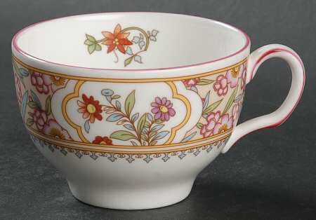 Asian Flowers Footed Cup