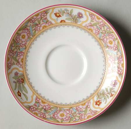 Asian Flowers Saucer