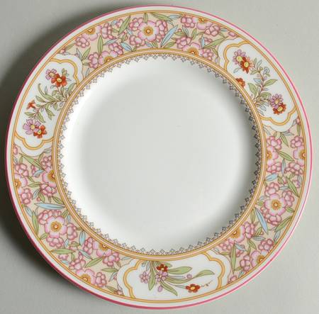 Asian Flowers Salad Plate