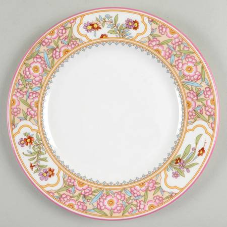 Asian Flowers Luncheon Plate