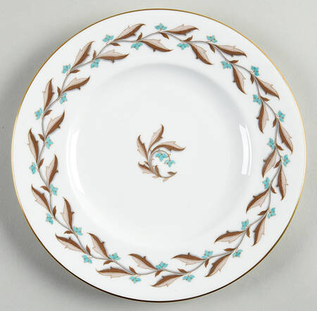 Ashton (Gold Trim) Dessert/Pie Plate