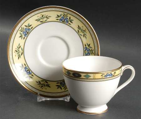 Ashworth Footed Cup & Saucer Set by Minton