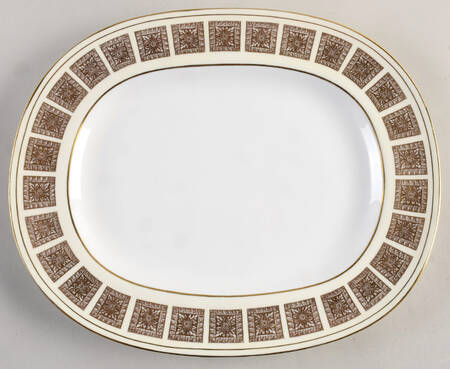 Athena Ivory 12" Oval Serving Platter