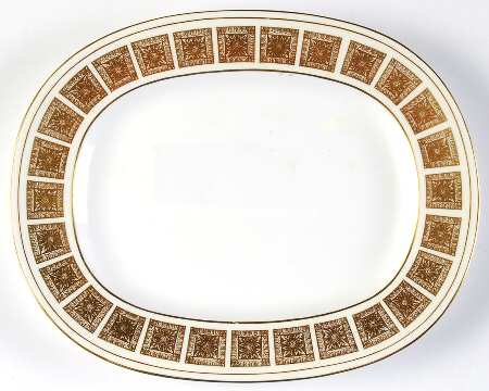 Athena Ivory 10" Oval Serving Platter