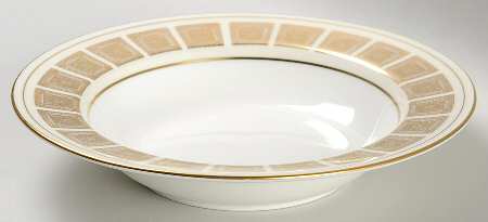 Athena Ivory Rim Soup Bowl