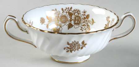 Audley Footed Cream Soup Bowl