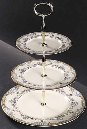 Avonlea 13 7/8"-14 1/4" 3-Tiered Serving Tray(DP,SP,BB) HC