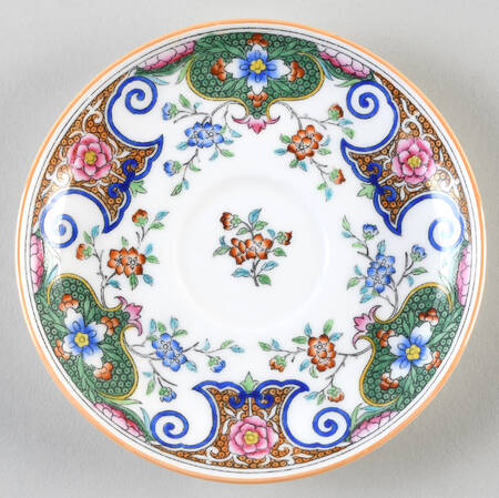 B157 (Gold Trim) Saucer for Flat Cup