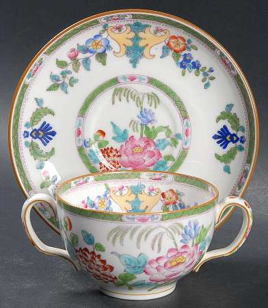 B796 (Smooth) Flat Bouillon Cup & Saucer