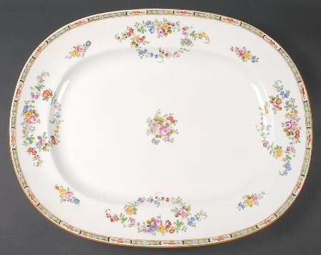 B806 16" Oval Serving Platter