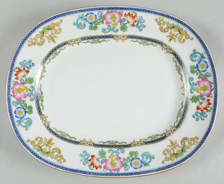 B898 (Smooth Edge) 14" Oval Serving Platter