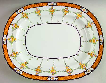 B930 16" Oval Serving Platter