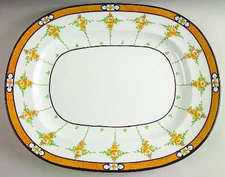 B930 18" Oval Serving Platter