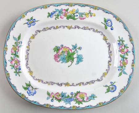 B937 12" Oval Serving Platter