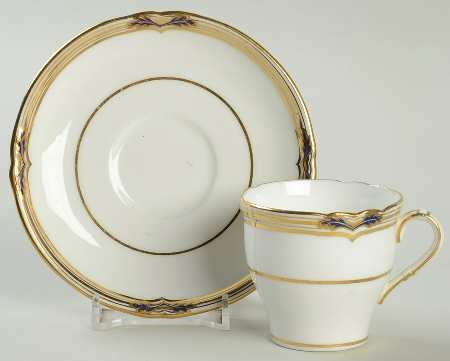 Baccleuch Flat Demitasse Cup & Saucer Set