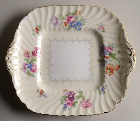 Bala Square Handled Cake Plate