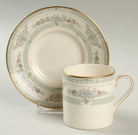 Beaumont Flat Demitasse Cup & Saucer Set