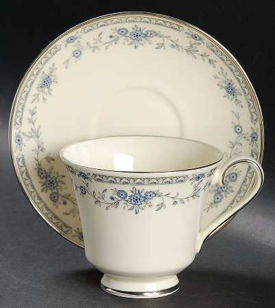 Footed Cup & Saucer Set