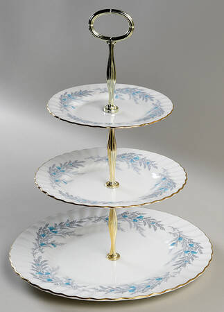 Belbrachen 13 7/8"-14 1/4" 3-Tiered Serving Tray(DP,SP,BB) HC