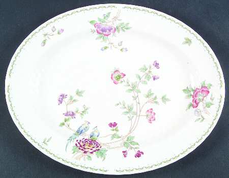 Birds of Paradise 13" Oval Serving Platter