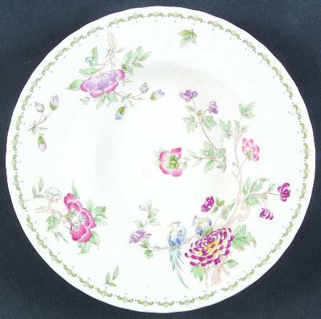 Birds of Paradise Rim Soup Bowl