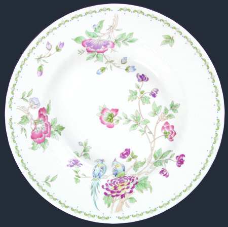Birds of Paradise Large Rim Soup Bowl