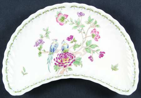 Birds of Paradise Crescent Salad Plate