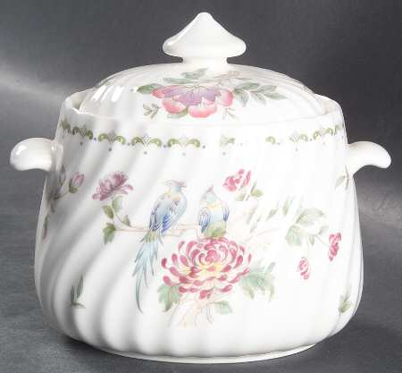 Birds of Paradise Sugar Bowl & Lid