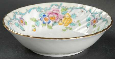 Branksome Turquoise Fruit/Dessert (Sauce) Bowl