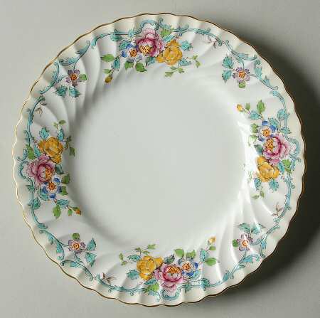 Branksome Turquoise Salad Plate