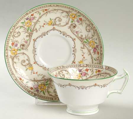 Brentwood Footed Cup & Saucer Set
