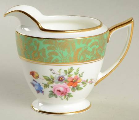 Brocade Green Creamer