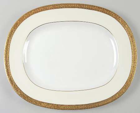 Buckingham 15" Oval Serving Platter by Minton