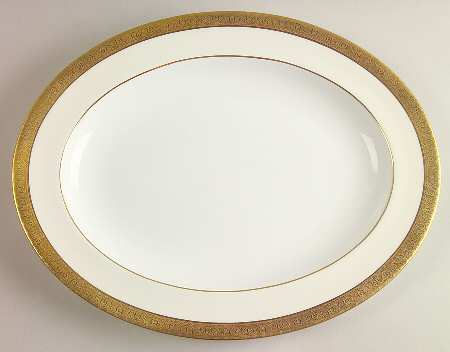 Buckingham 13" Oval Serving Platter by Minton