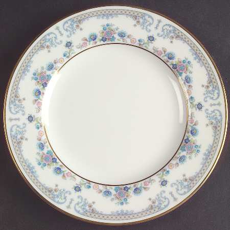 Byron (Blue Flowers) Bread & Butter Plate