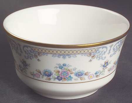 Byron (Blue Flowers) Open Sugar Bowl