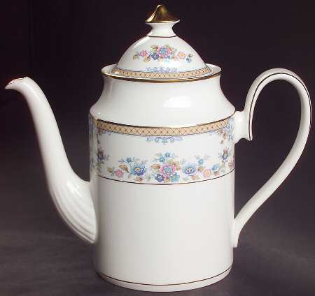 Byron (Blue Flowers) Coffee Pot & Lid