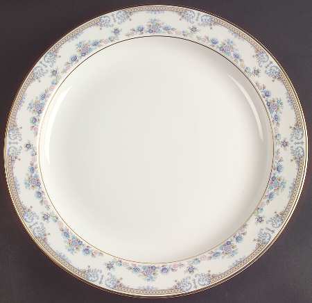 Byron (Blue Flowers) 13" Chop Plate (Round Platter)
