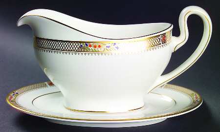 Caliph Gravy Boat & Underplate by Minton