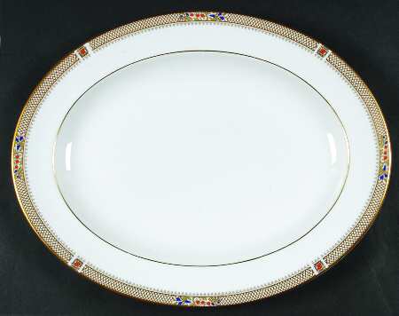 Caliph 13" Oval Serving Platter