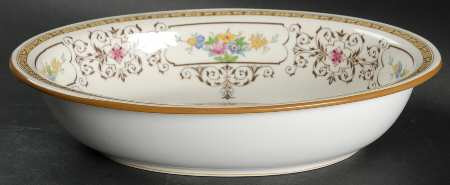 Cambridge Brown 9" Oval Vegetable Bowl