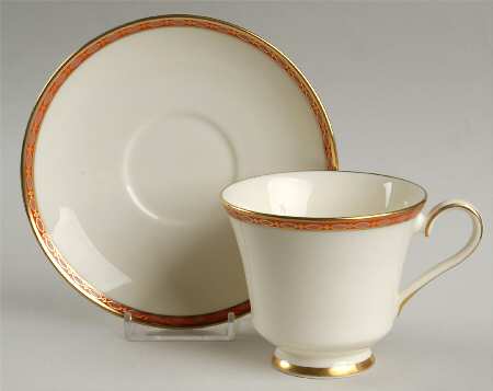 Carlton Footed Cup & Saucer Set