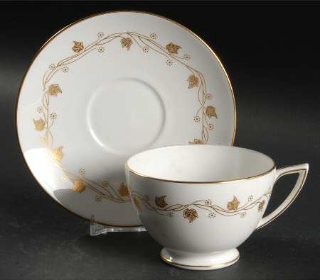 Carlisle Footed Cup & Saucer Set by Minton