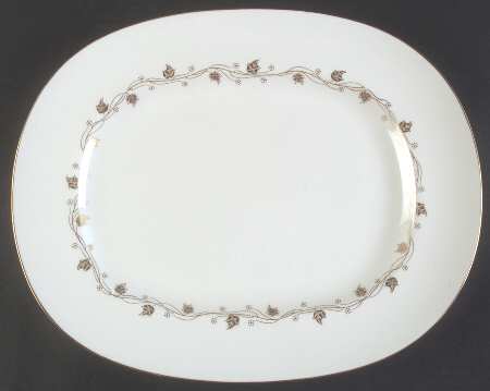 Carlisle 14" Oval Serving Platter by Minton