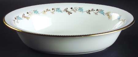 Champagne 10" Oval Vegetable Bowl