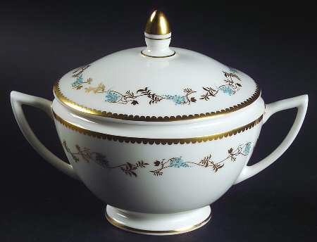 Champagne Sugar Bowl & Lid