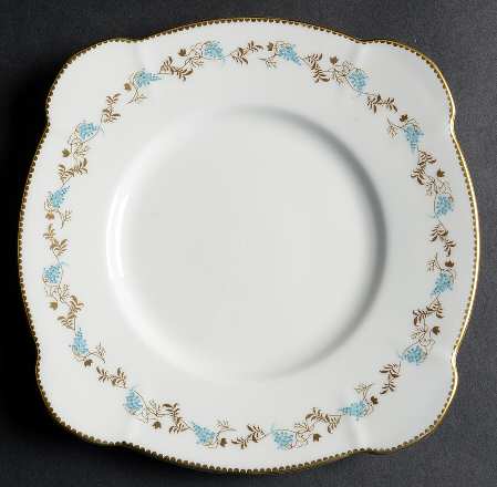 Champagne Square Luncheon Plate